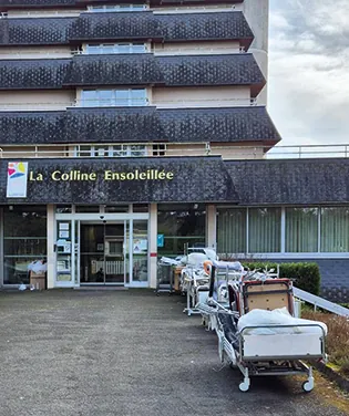 SSR La Colline ensoleillée - Reportage mobiliers inutilisés pour mise en recyclage